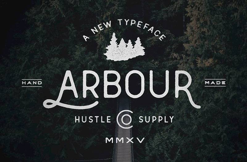 Arbour手写英文字体下载