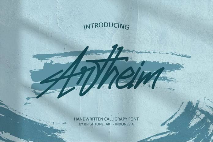 Artheim-手写潦草-涂鸦手绘-英文字体下载