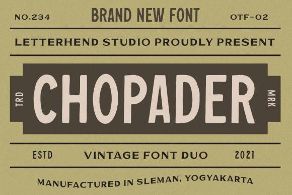 Chopader-加粗手绘pop-英文手写体-英文字体下载
