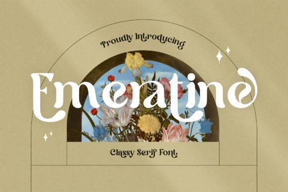 Emeratine-欧式复古个性-衬线字体-英文字体下载