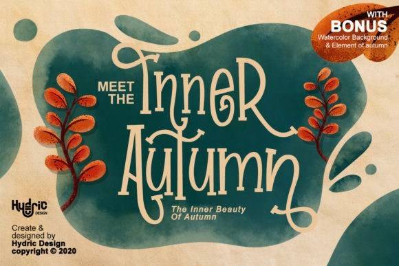 Inner Autumn个性花体秋天节气英文字体下载