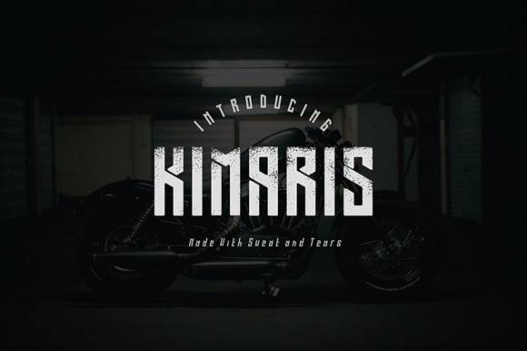 Kamaris现代无衬线logo英文个性字体下载