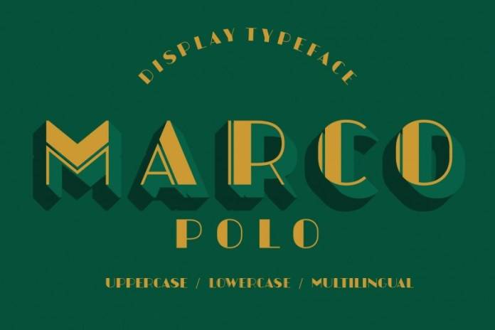 2020年值得推荐好看的英文字体分享下载 Marcopolo现代创意科幻游戏无衬线英文字体下载-topimage