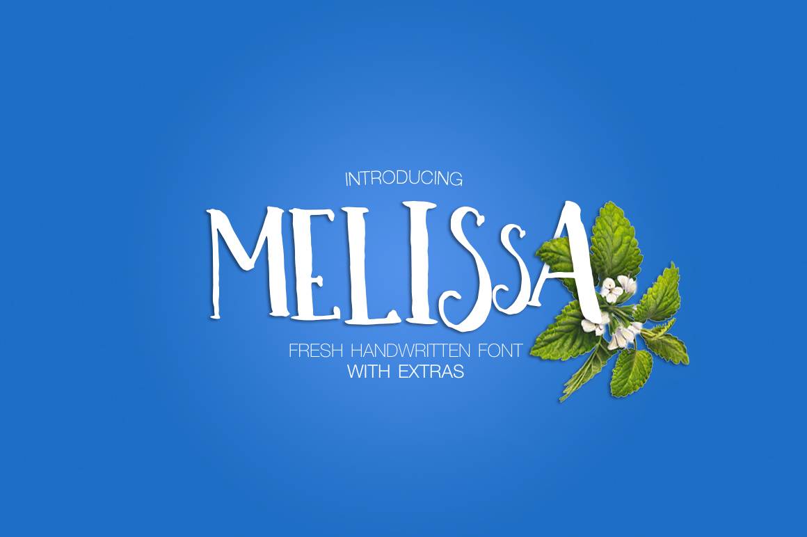 Melissa手绘游戏动漫个性英文字体下载