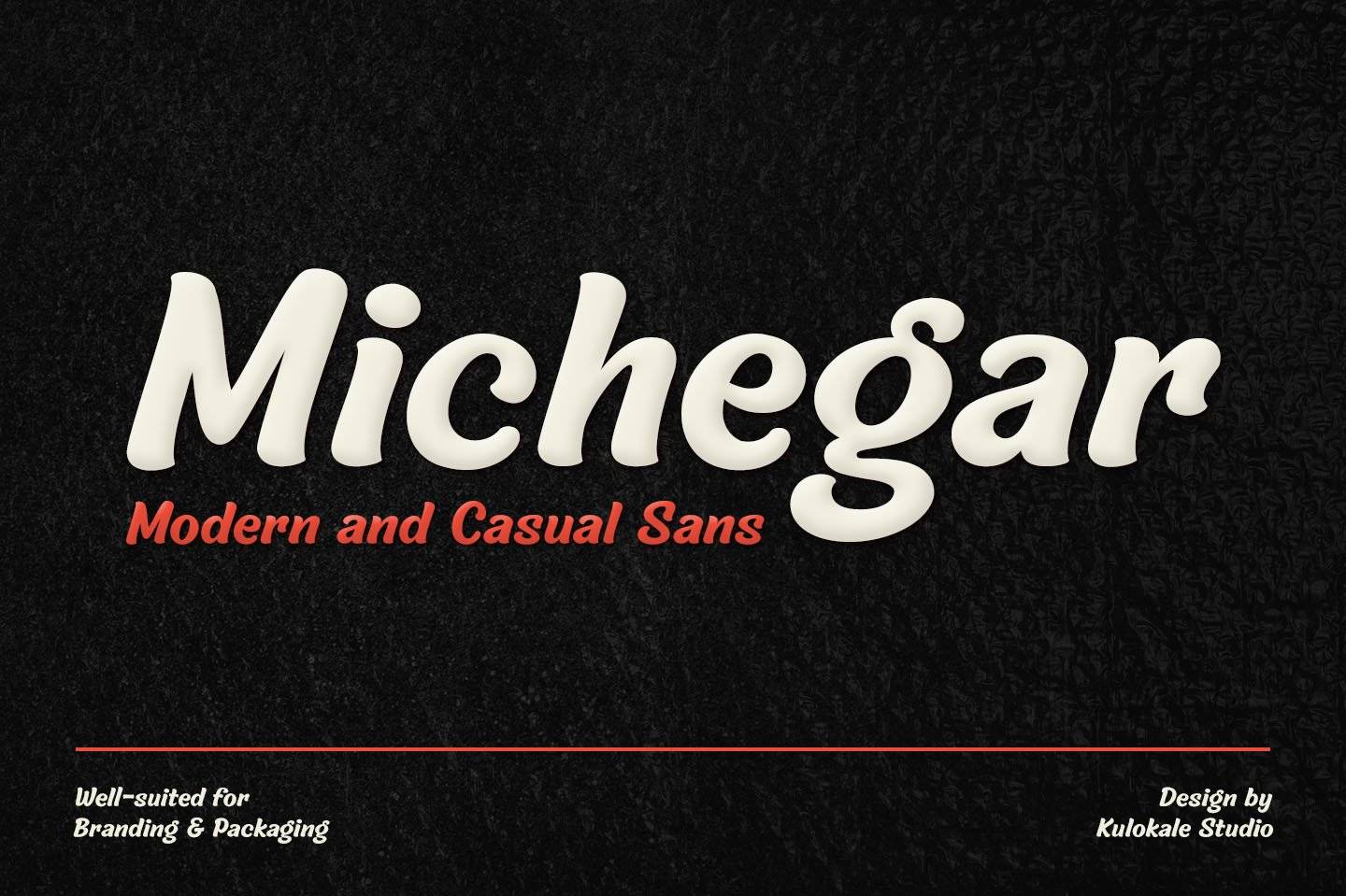 Michegar品牌手写时尚电商标题logo英文字体下载