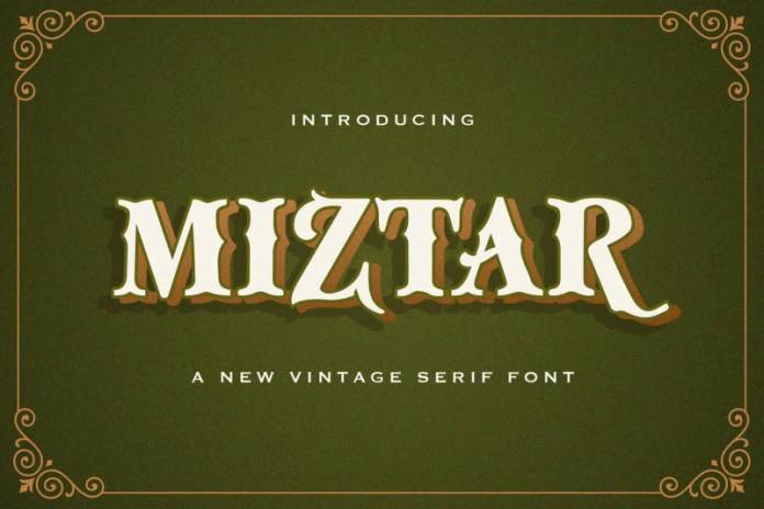 Miztar-复古-哥特式-英文字体免费下载