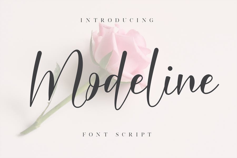 Modeline手写手绘签名连笔艺术字体下载