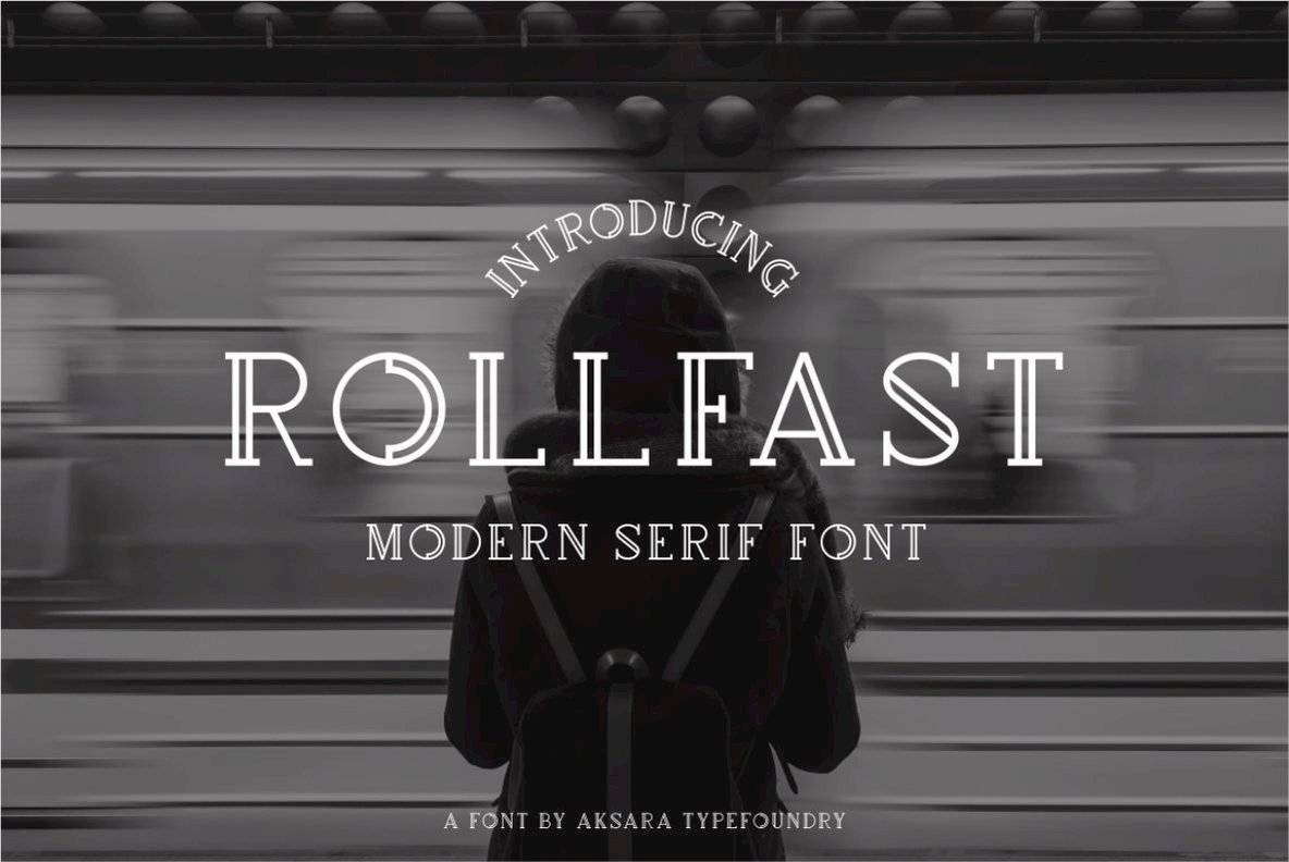 Rollfast个性衬线设计英文字体下载