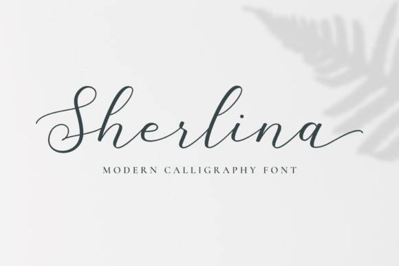Sherlina好看的手写连笔英文字体下载