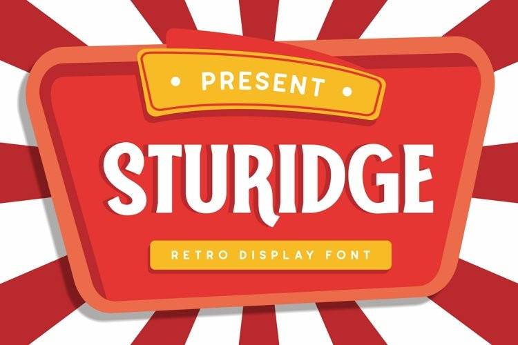 Sturidge-卡通手绘手写-儿童包装设计-英文字体下载