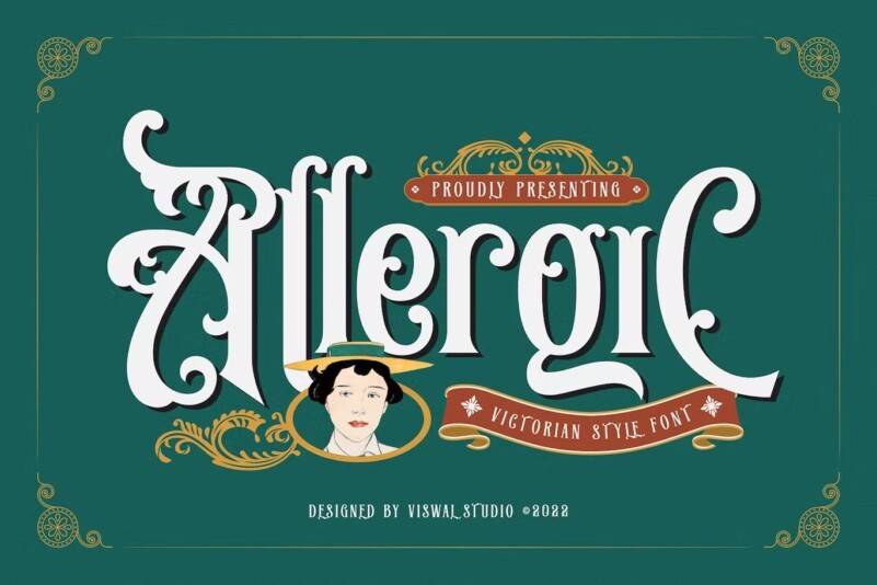 index Allergic哥特式个性英文字体下载