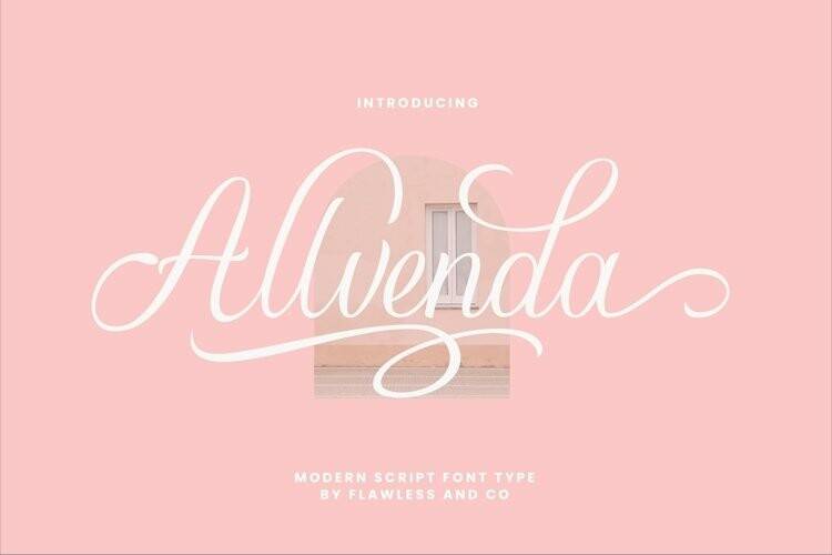 index Alvenda花体连笔英文字体下载