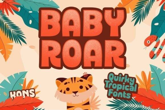 index BabyRoar可爱手写英文字体下载