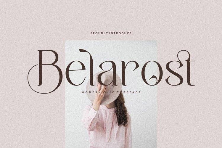 Belarost-衬线现代标题设计-英文字体下载