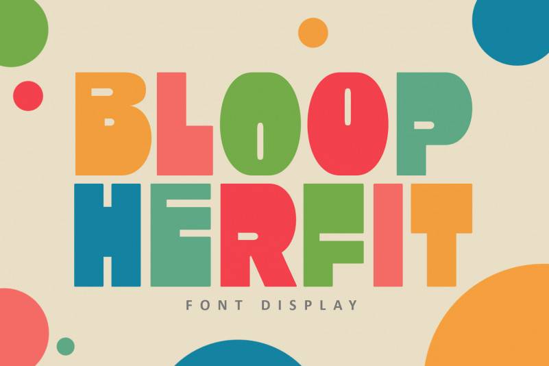 BLOOB HERFIT-趣味可爱涂鸦卡通无衬线-英文字体下载