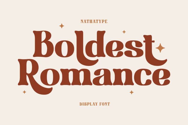 index Boldest Romance时尚衬线英文字体下载