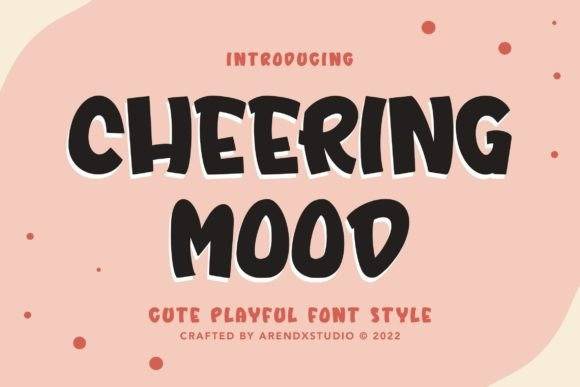Cheering Mood-卡通趣味绘本手写设计-英文字体下载