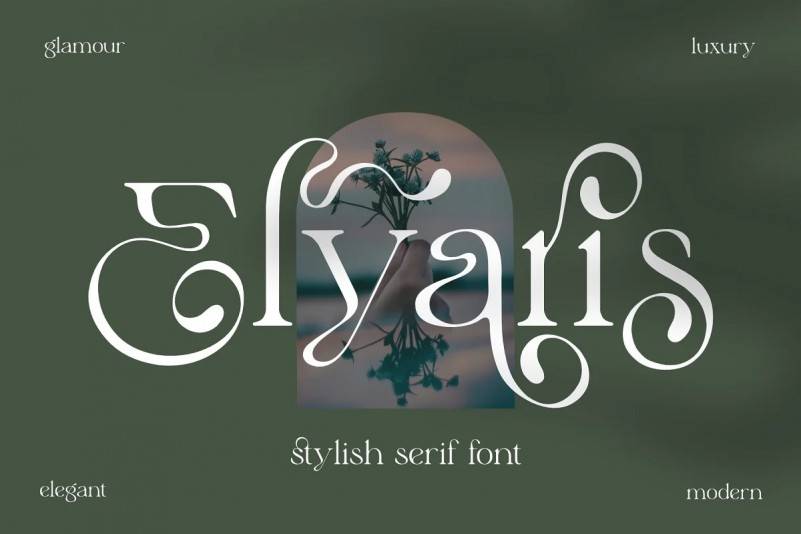 Elyaris 字体预览