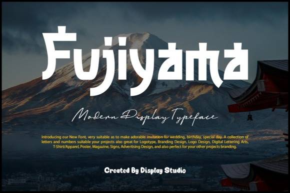 Fujiyama-个性现代无衬线-英文字体下载