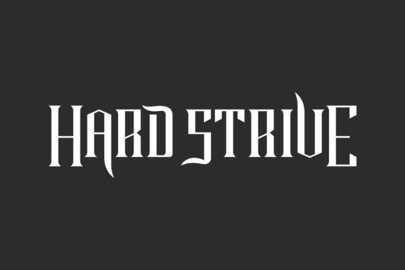 HardStriveRegular-哥特式-英文字体下载