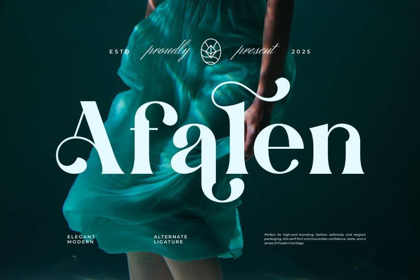 Afalen 衬线字体 英文字体免费下载