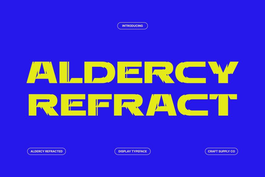index Aldercy Refracted 现代无衬线 英文字体免费下载