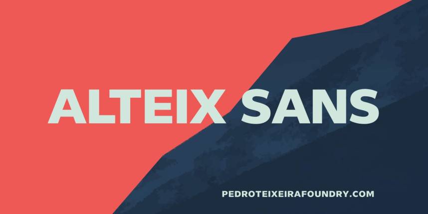 Alteix Sans 现代无衬线 英文字体免费下载