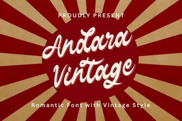 index Andara Vintage 花体英文 英文字体免费下载