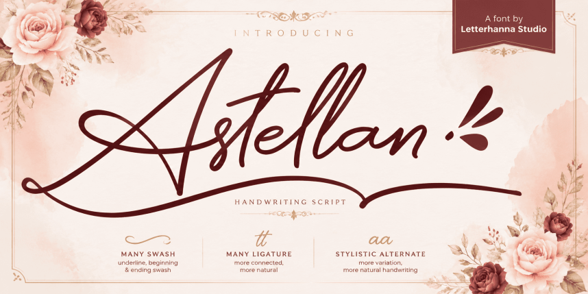 index Astellan Wedding Invite 花体英文 英文字体免费下载