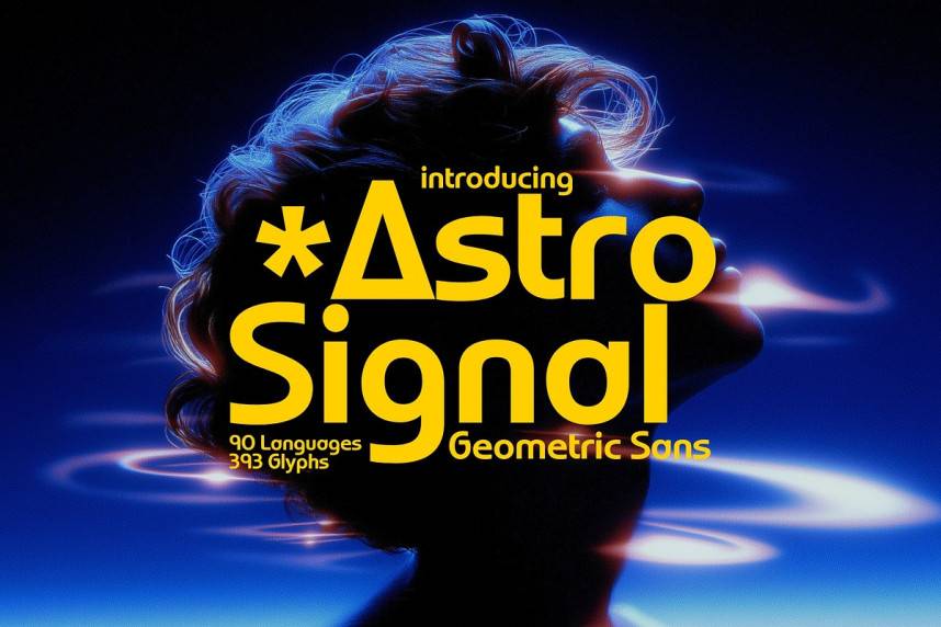 Astro Signal 现代无衬线 英文字体免费下载