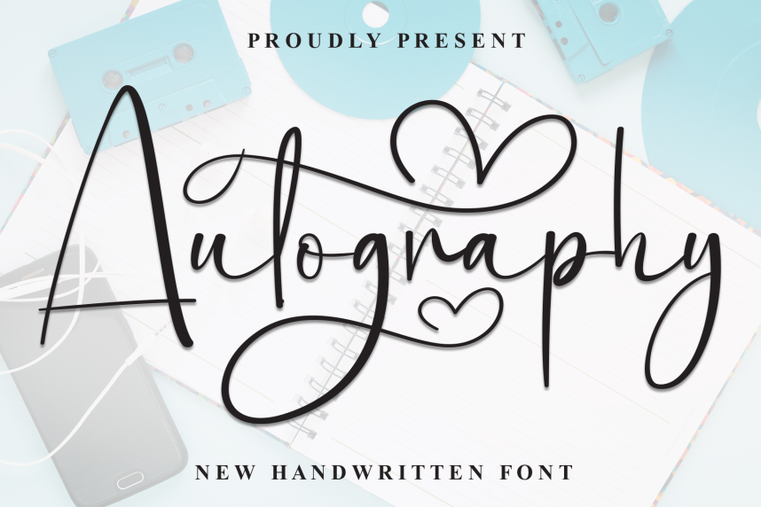 index Autography Calligraphy Script 英文手写 英文字体免费下载