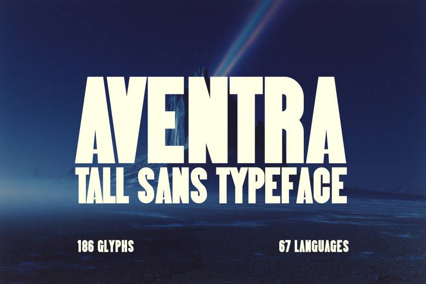 Aventra 字体效果展示 Aventra 现代无衬线预览图
