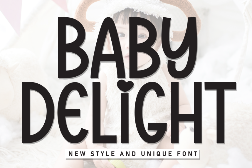 Baby Delight Playful 英文手写 英文字体免费下载