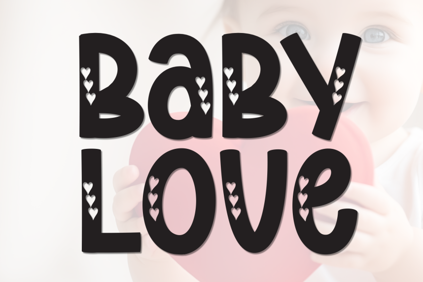 Baby Love – Playful And Unique 展示字体 英文字体免费下载