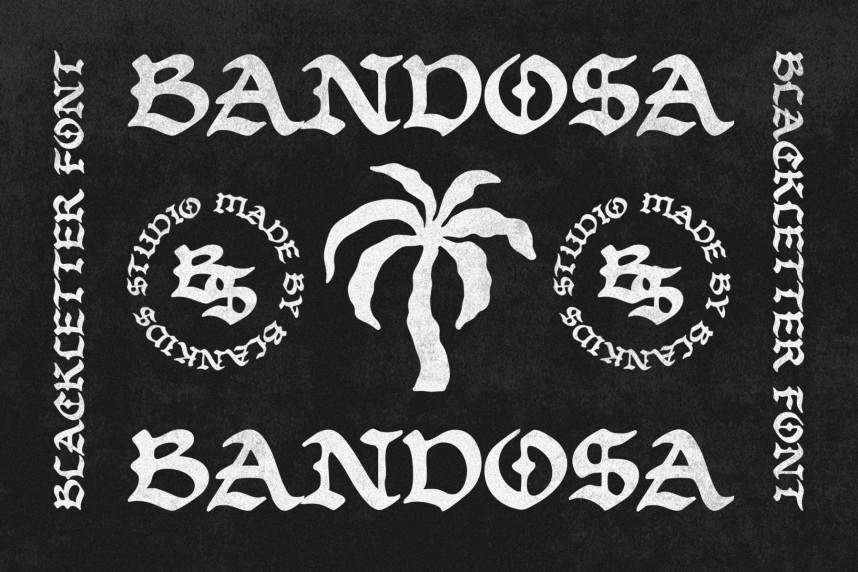 index Bandosa – Handmade Blackletter 哥特式 英文字体免费下载