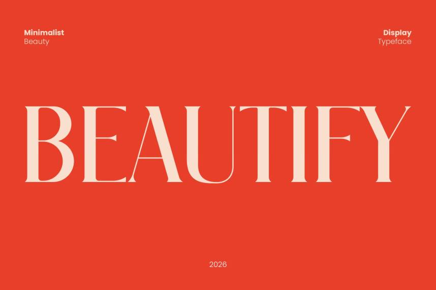 index Beautify 衬线字体 英文字体免费下载