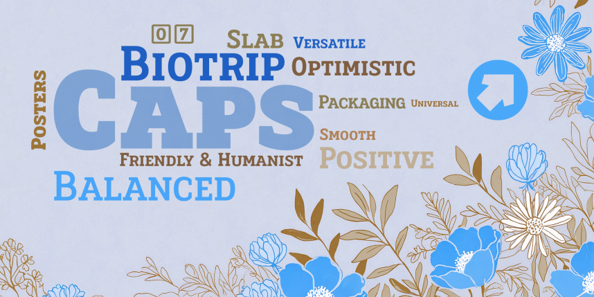 index Biotrip Serif Caps 衬线字体 英文字体免费下载