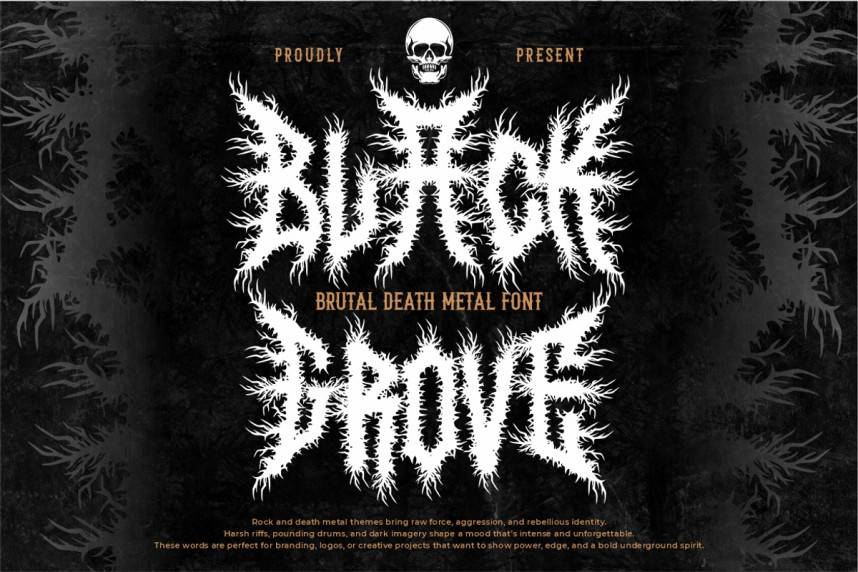 Black Grove 哥特式 英文字体免费下载