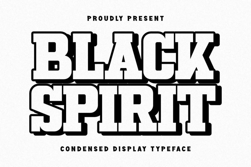 Black Spirit 衬线字体 英文字体免费下载