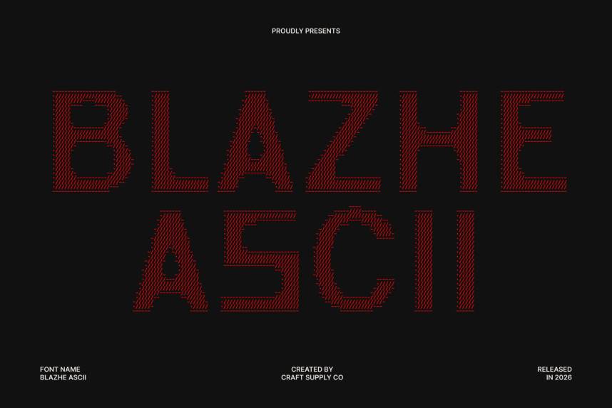 Blazhe Ascii 现代无衬线 英文字体免费下载