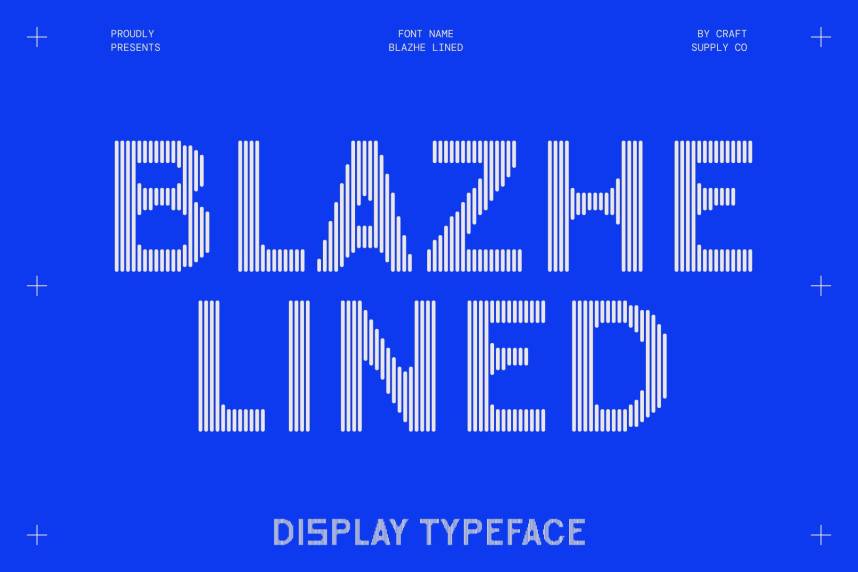 index Blazhe Lined 现代无衬线 英文字体免费下载