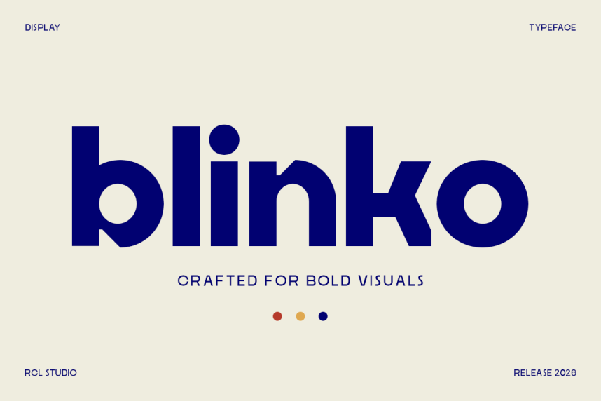 Blinko 现代无衬线 英文字体免费下载