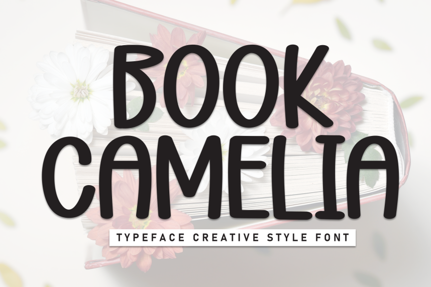 Book Camelia Playful 英文手写 英文字体免费下载