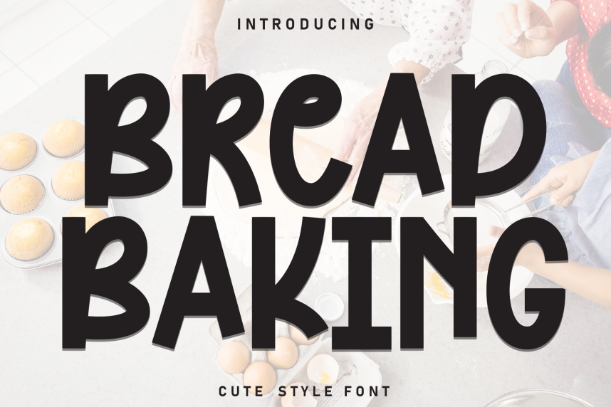 Bread Baking Playful 展示字体 英文字体免费下载