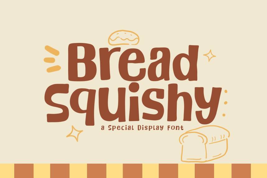 Bread Squishy 展示字体 英文字体免费下载