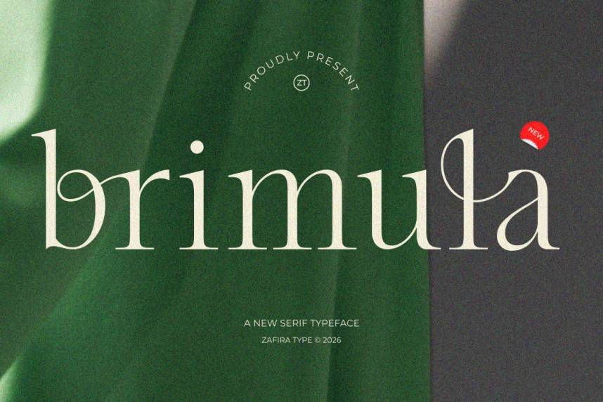 Brimula 展示字体 英文字体免费下载