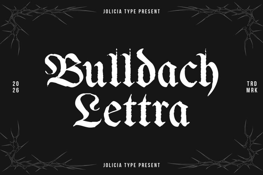 index Bulldach Lettra 哥特式 英文字体免费下载