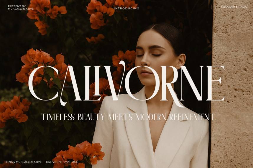 Calivorne 衬线字体 英文字体免费下载
