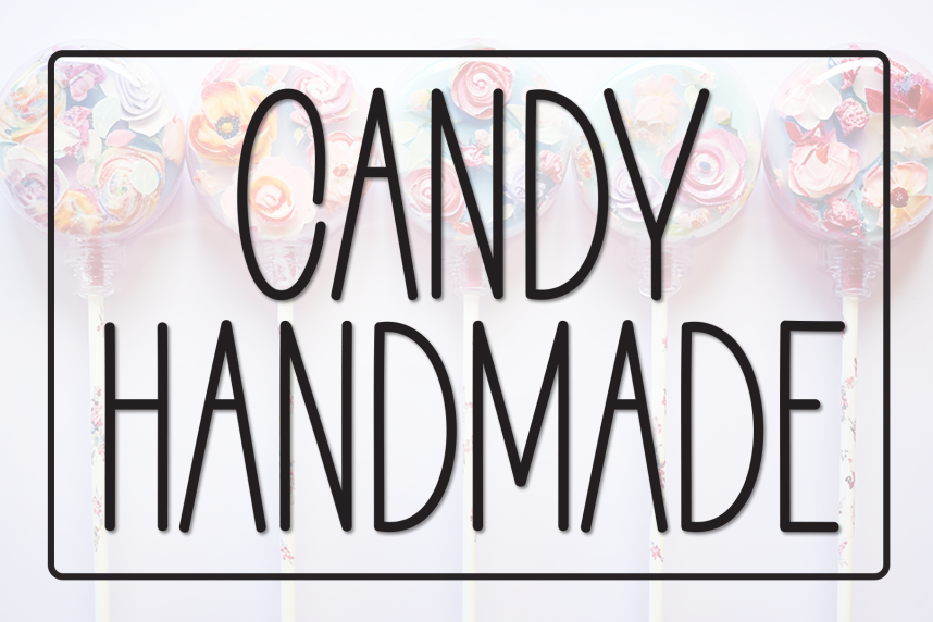 Candy Handmade 展示字体 英文字体免费下载