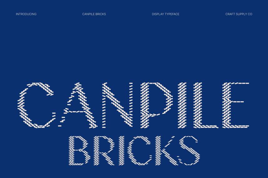 index Canpile Bricks 现代无衬线 英文字体免费下载